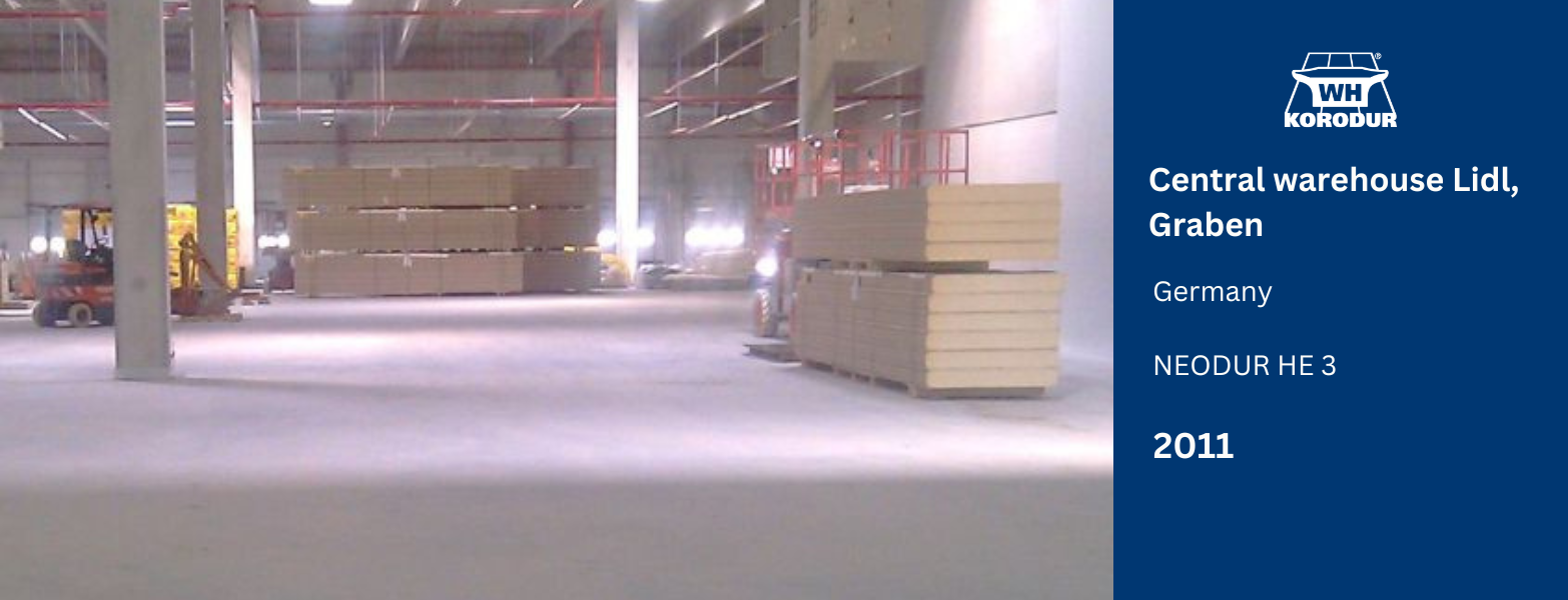 Central warehouse Lidl, Graben b. Augsburg korodur