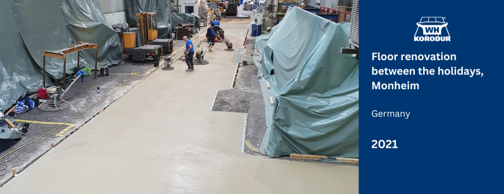 Floor renovation between the holidays