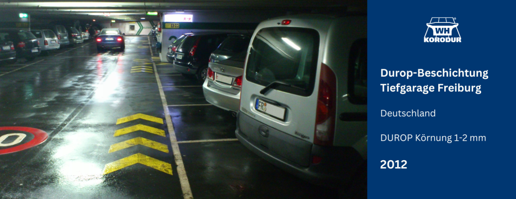 Durop-Beschichtung Tiefgarage Freiburg