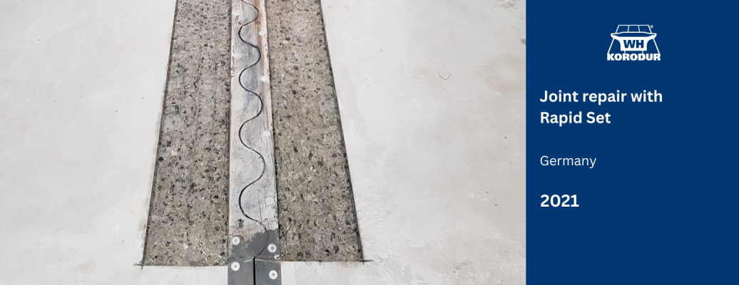 Joint repair with Rapid Set