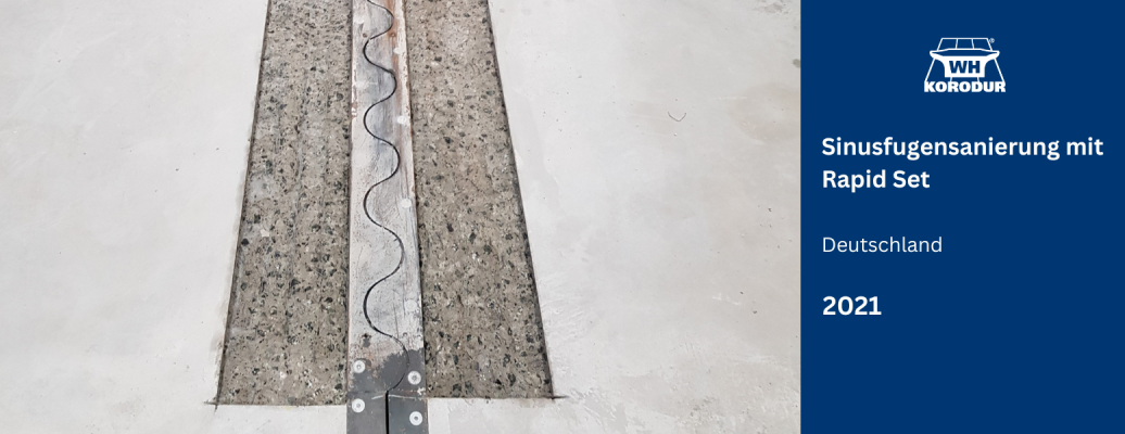 Einfache Sinusfugensanierung mit Rapid Set