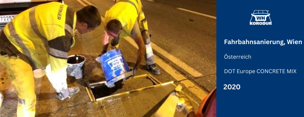 Fahrbahnsanierung, Wien