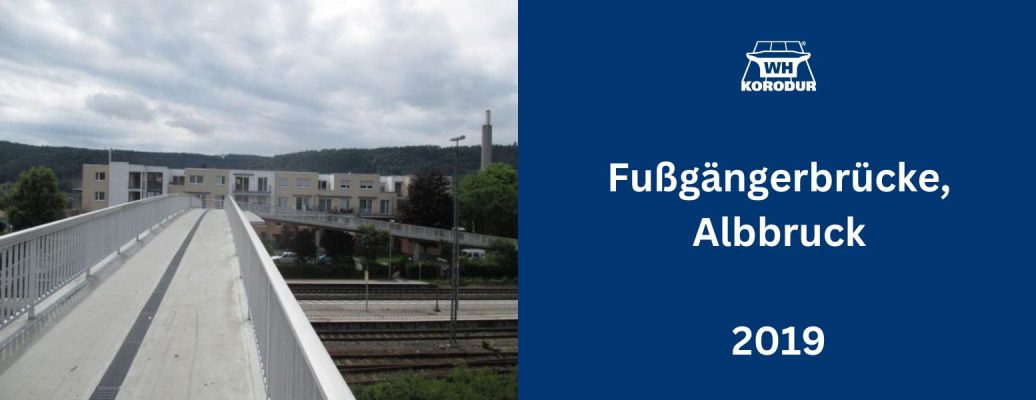 Réparation d’un pont piétonnier, Albbruck