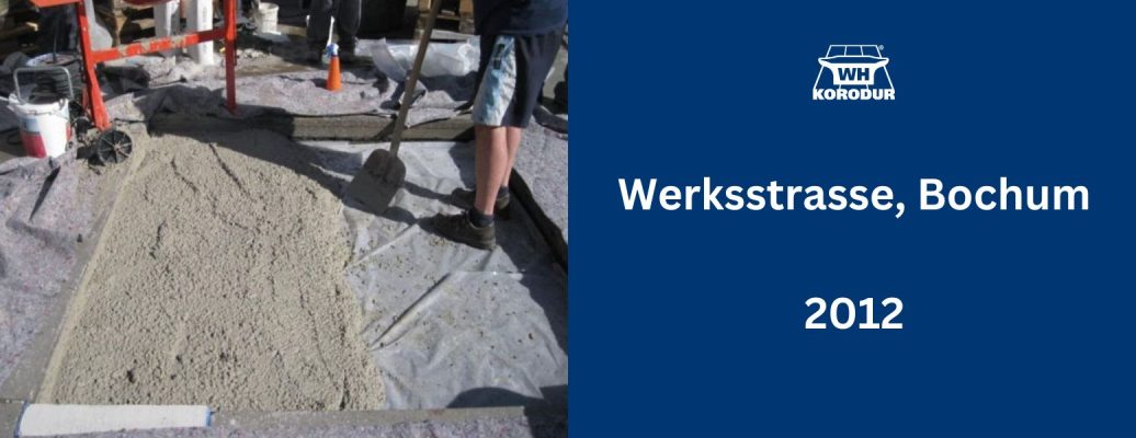 Réfection d’une chaussée industrielle, Bochum