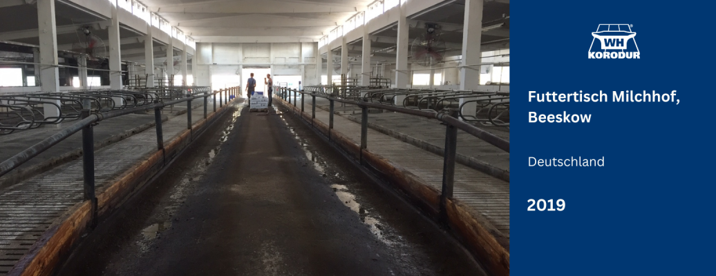 Sanierung Futtertisch Milchhof, Beeskow