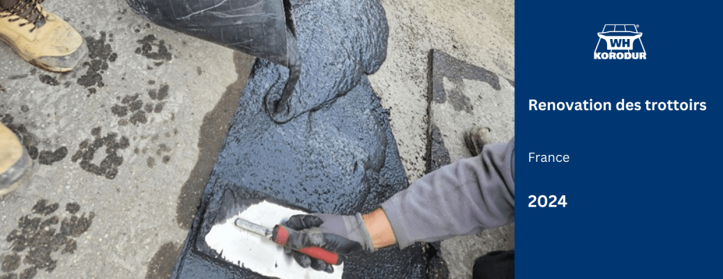 Rénovation des trottoirs, Saint-Étienne