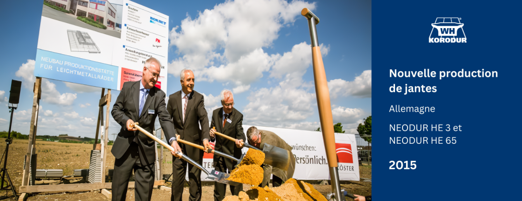 Nouvelle production de jantes