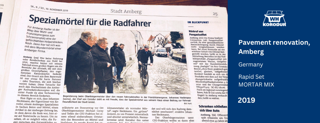 Pavement renovation, Amberg