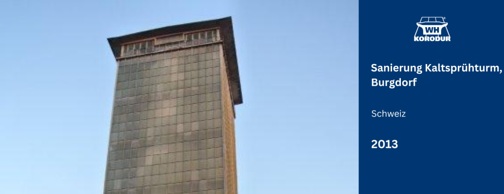 Sanierung Kaltsprühturm, Burgdorf