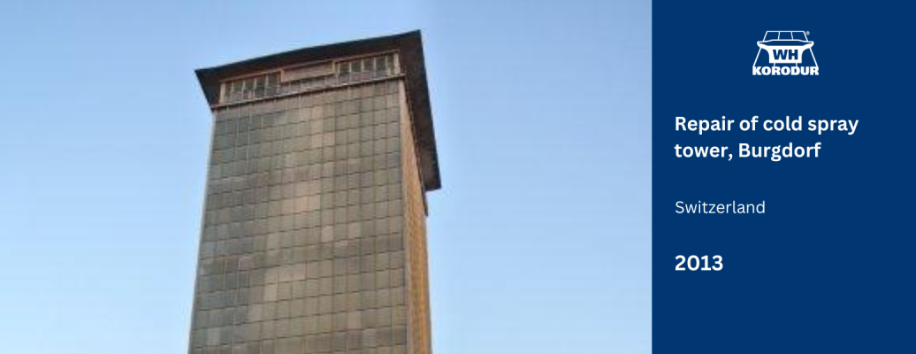 Repair of cold spray tower, Burgdorf
