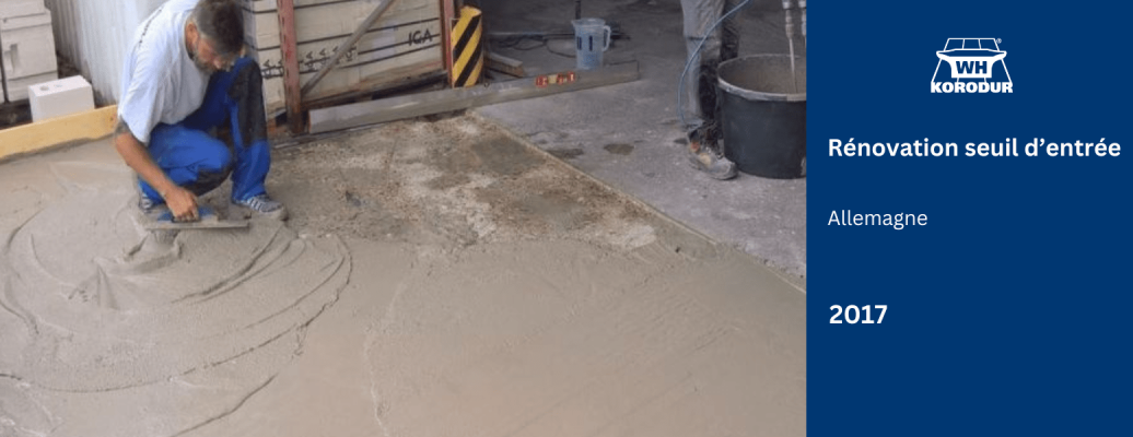 Rénovation seuil d’entrée