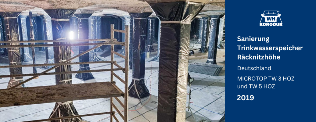 Sanierung Trinkwasserspeicher Räcknitzhöhe