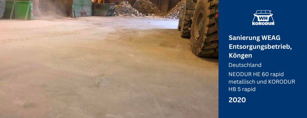 Sanierung WEAG Entsorgungsbetrieb, Köngen