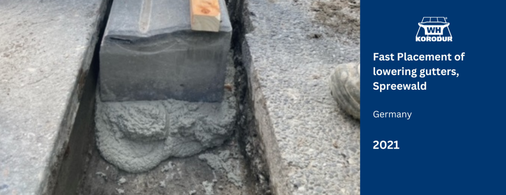 Fast placement of lowering Gutters