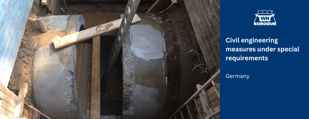 Civil engineering measures under special requirements